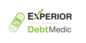 Experior partnered with Debt Medic logo